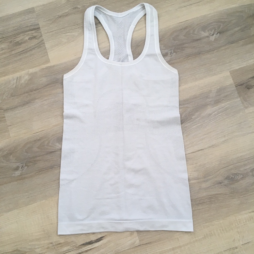 White Lululemon Tank